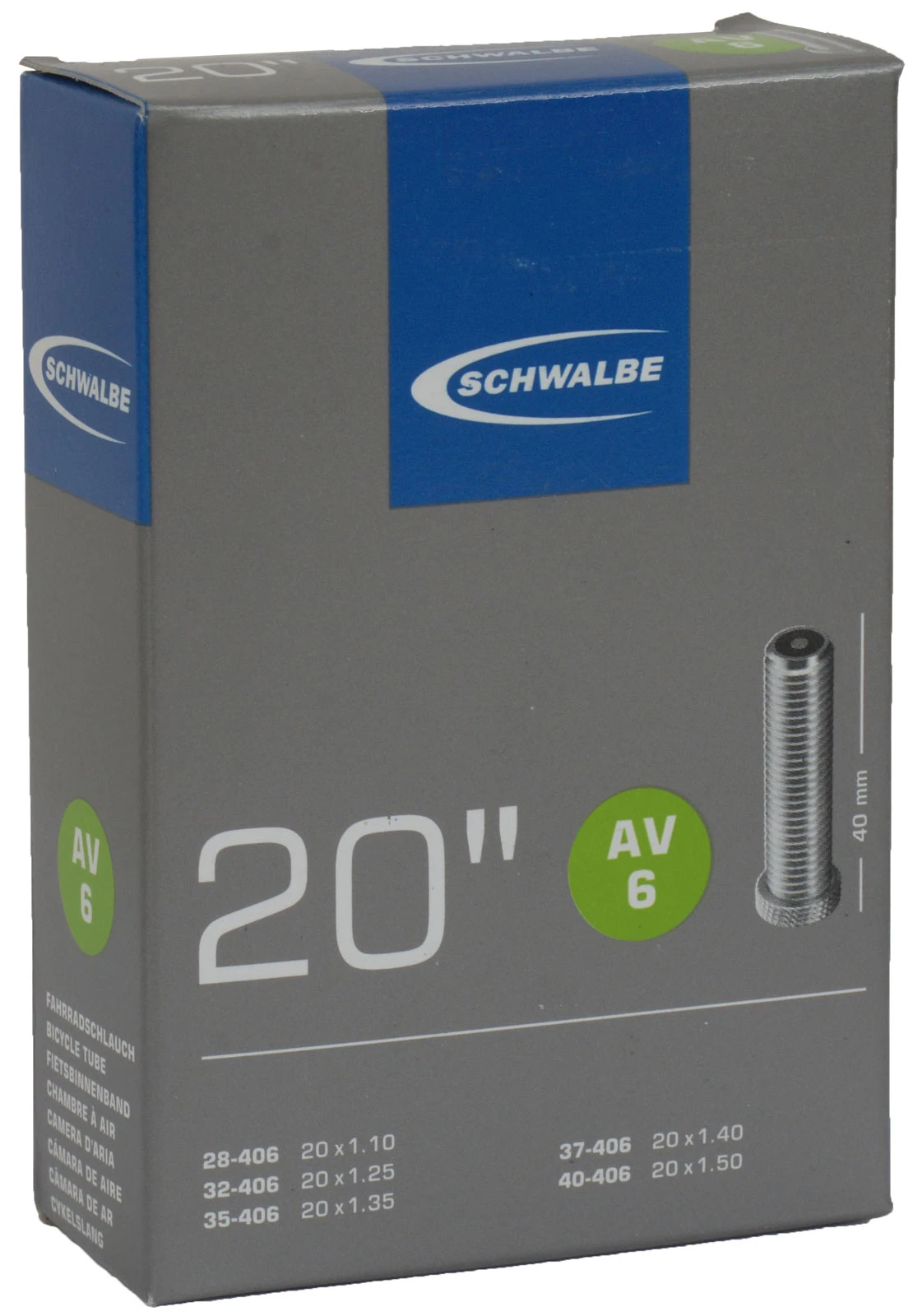 Schwalbe Tuyau AV 6 Pour 20