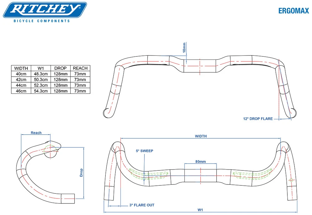 RITCHEY Guidon Comp ErgoMax 4 RITCHEY Guidon Comp ErgoMax – Image 2