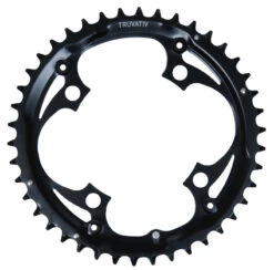 TRUVATIV Plateau VTT 42 D 104mm Acier Noir