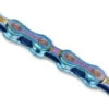 KMC Chaîne X12 12 Vitesses Aurora Blue 2 KMC Chaîne X12 12 Vitesses Aurora Blue -Vélo Pièces Magasin KMC X12 12 fach Kette Aurora Blue 4715575884639 BX12AB126