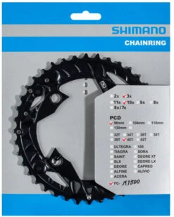 Shimano FC-MT500 Plateau De Pédalier -Vélo Pièces Magasin Shimano FC MT500 Kettenblatt 40T AN Y1VB98020jpg