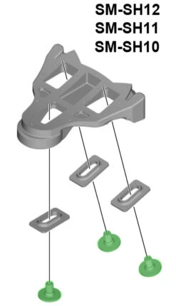 Shimano Vis De Plaque De Chaussure M5 X 8mm Pour SM-SH10/11/12 -Vélo Pièces Magasin Shimano SPD SL Cleats