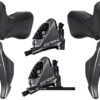 Shimano GRX Di2 ST-RX815+BR-RX810 Kit De Freins à Disque 2x11 Vitesses -Vélo Pièces Magasin Shimano GRX Di2 ST RX815 BR RX810 2x11 fach Scheibenbremsen Set