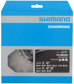Shimano Plateau XT FC-M8000 2 Vitesses 36T (BC) 9 Shimano Plateau XT FC-M8000 2 Vitesses 36T (BC) -Vélo Pièces Magasin Shimano XT 2 fach Kettenblatt FC M8000 36 Zahne BC Y1RL98080 c
