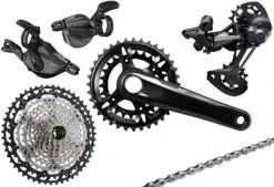 Shimano XT M8100 Groupe 2x12 Vitesses Collier 10-45