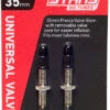 Stan's NoTubes Valve Tubeless Universelle 35mm (paire) 1 Stan's NoTubes Valve Tubeless Universelle 35mm (paire) -Vélo Pièces Magasin Stans NoTubes Universal Tubelessventil 35mm Paar AS0018 a