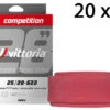 Vittoria Latex De Compétition 25/28-622 Tube De 48mm (20 Pièces) -Vélo Pièces Magasin Vittoria Competition Latex 25 28 622 48mm Schlauch 1TA00002 20 b