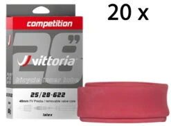 Vittoria Latex De Compétition 25/28-622 Tube De 48mm (20 Pièces)
