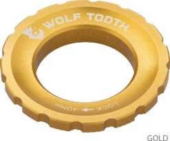 Centerlock Lockring 12 Centerlock Lockring -Vélo Pièces Magasin Wolf Tooth Centerlock Rotor Lockring Gold 4
