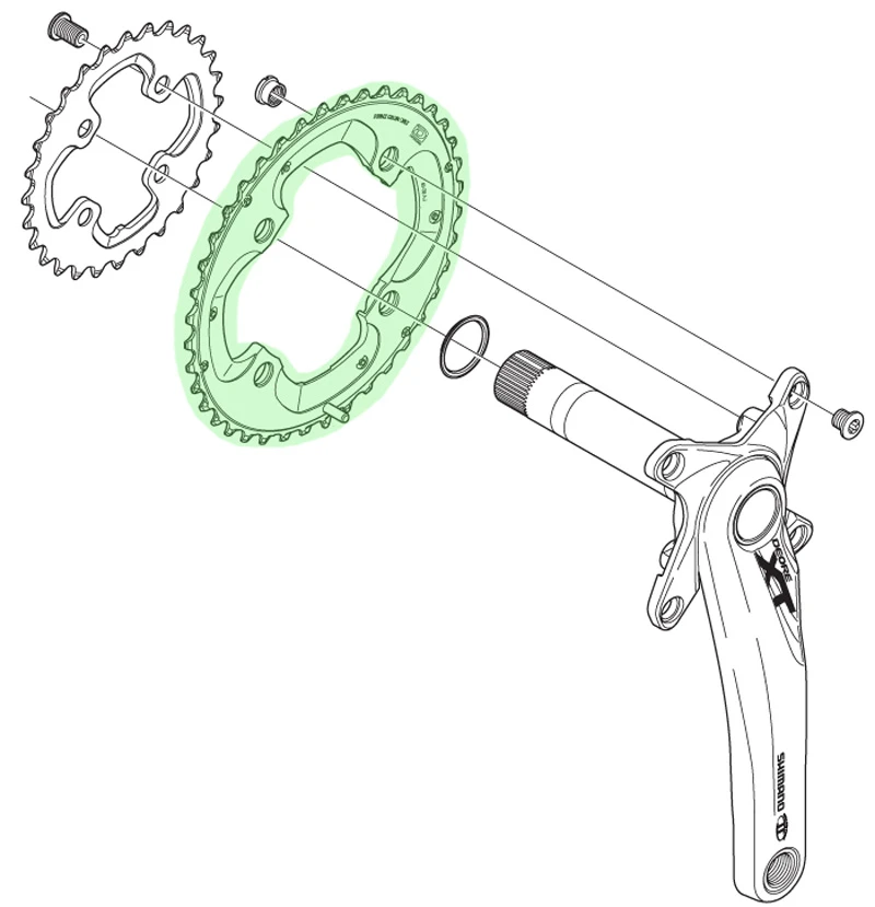 Shimano XT Plateau Pour FC-M785 40 Dents (AJ) 4 Shimano XT Plateau Pour FC-M785 40 Dents (AJ) – Image 2